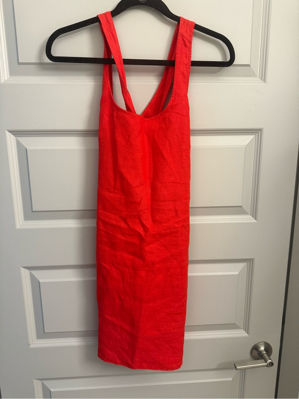 Madewell Red Linen Dress